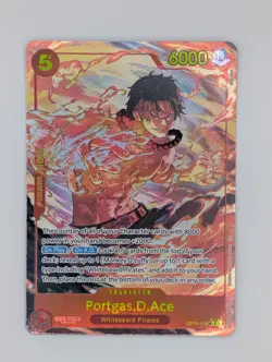Portgas.D.Ace SEC Alt Art OP16-118 OP16 - The Time of Battle ENGLISH - Image 1