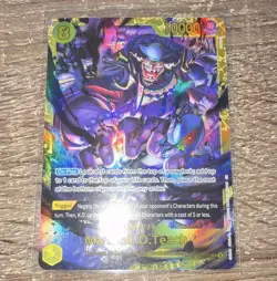 Bandai One Piece Marshall D. Teach Alt Art Holo SEC OP06-119 10000 Power - Image 1