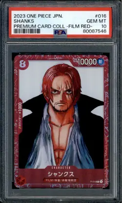 Shanks - P-016 - PSA 10 - Film Red Collection - Promo - One Piece - 87546 - Image 1