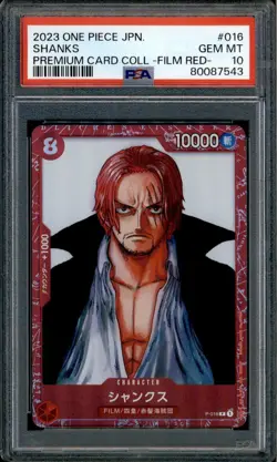 Shanks - P-016 - PSA 10 - Film Red Collection - Promo - One Piece - 87543 - Image 1