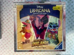 Disney Lorcana Into The Inkland Trove And Booster Box CMX1 🔥 In Acrylic Cases - Image 2