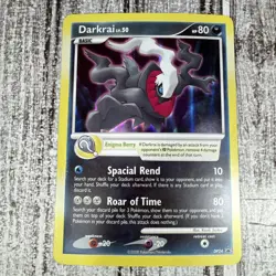 Pokemon 2008 Card JUMBO Darkrai LV.50 Black Star Promo Holo DP24 - Image 1
