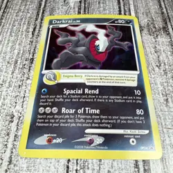 Pokemon 2008 Card JUMBO Darkrai LV.50 Black Star Promo Holo DP24 - Image 2