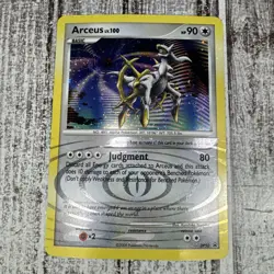 Arceus DP50 Jumbo Black Star Promo MP/HP 2009 HOLO BLEED Swirls Pokemon TCG Card - Image 1