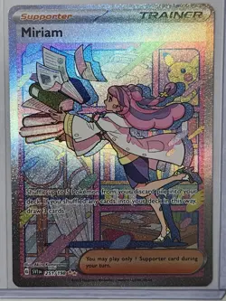 Pokemon TCG Miriam Holo Card 251/198 Scarlet & Violet Base Set NM - Image 1