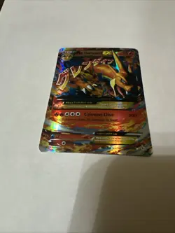 Pokemon TCG Mega Charizard EX Holo Ultra Rare Card 13/106 XY Flashfire - Image 1