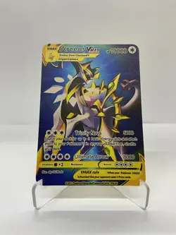 Arceus Vmax Gold Metal Pokemon Card-Collectible Gift Display！Christmas cool - Image 1