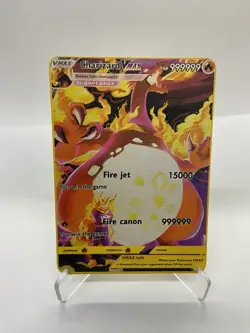 Charizard Vmax Gold Metal Pokemon Card-Collectible Gift Display！Christmas HOT - Image 1