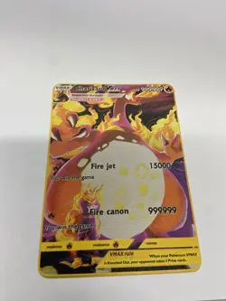 Charizard Vmax Gold Metal Pokemon Card-Collectible Gift Display！Christmas cool - Image 1