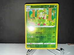 2023 Pokemon TCG Breloom 005 Fusion Strike Reverse Holo U Card NM+ - Image 1