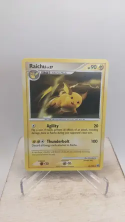 2008 Pokemon TCG Raichu Majestic Dawn 45/100 Diamond & Pearl Uncommon Card - LP - Image 1