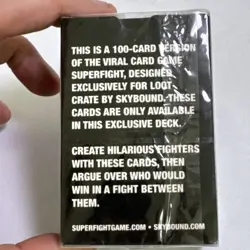 Superfight the Loot Crate Deck Skybound Games New Sealed 100 Card Version - Image 4