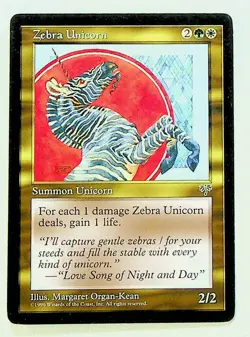 Zebra Unicorn - Mirage Regular Card - Image 1