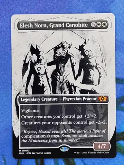 1x BORDERLESS Elesh Norn, Grand Cenobite, NM, MUL, Magic: the Gathering, MtG - Image 1