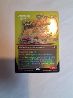 MTG FOIL Howlsquad Heavy Borderless - Aetherdrift #342 - Image 1