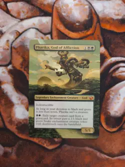 Magic the Gathering Pharika, God of Affliction #3 Hand PaintedCustom MTG Alter - Image 1