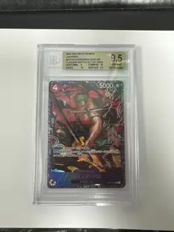 BGS 9.5 GEM MINT One Piece Roronoa Zoro ST21-015 Flagship Battle 2025 Top 8 - Image 1
