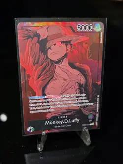 One Piece English EB02-010 Monkey D Luffy Alternate Art Leader - Image 2
