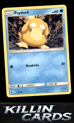 Psyduck 11/68 Pokemon Common Hidden Fates Card NM - Image 1