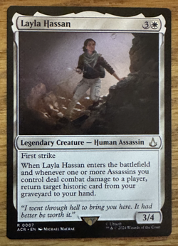 MTG Assassin's Creed, Layla Hassan - Image 1