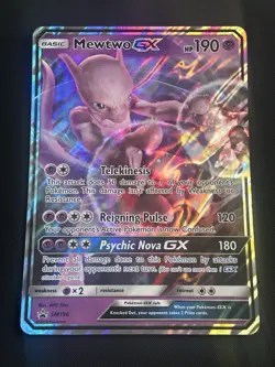 Pokemon TCG Jumbo Promos - Mewtwo GX SM196 + Pikachu GX SM232 2 Cards - Image 3