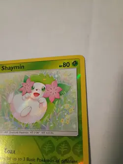 Shaymin 15/156 Reverse Holo Ultra Prism Pokemon Card Lp - Image 4