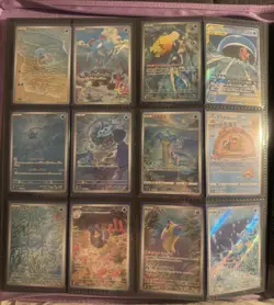 Pokemon TCG | Water Theme Japanese AR Art Rare Holo X12 Card Bundle - Image 1