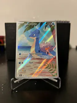 Misty's Lapras 194/182 DRI Illustration Rare IR Destined Rivals Pokemon Card NM - Image 1