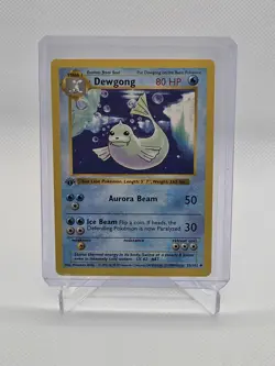 Pokemon Card - Dewgong Base Set (Shadowless) 25/102 Uncommon 1st Edition - NM - Image 1