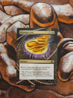 Magic the Gathering Obzedat's Aid #2 Hand Painted Unique Custom MTG Alter - Image 1