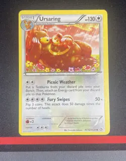 Ursaring Reverse Radiant Collection RC16/RC25 Legendary Treasures Pokemon Card - Image 1