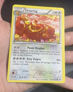 Ursaring Reverse Radiant Collection RC16/RC25 Legendary Treasures Pokemon Card - Image 2