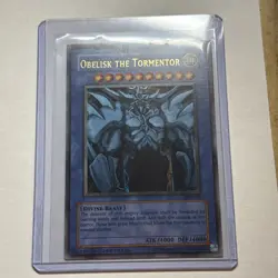 Yu-Gi-Oh Egyptian God Card Set Ultra Rare Slifer GBI-001 Obelisk 002 Ra 003 - Image 3
