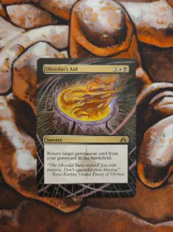 Magic the Gathering Obzedat's Aid #1 Hand Painted Unique Custom MTG Alter - Image 1
