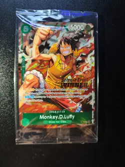 Monkey.D.Luffy P-135 Winner Stamp OP16 Pre-Release Event Promo Card Sealed - Image 3