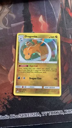 Pokemon TCG Dragonite 119/181 Sun & Moon Team Up Cosmos Holo Card - Image 1