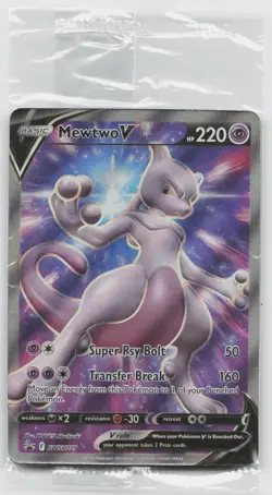Mewtwo V Promo Holo SWSH: Sword & Shield Promo Cards SWSH229 NM SEALED - Image 1