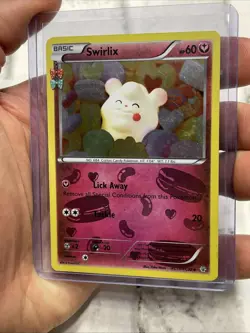 Swirlix RC19/RC32 Generations Radiant Collection Holo Uncommon LP+ Pokemon Card - Image 2