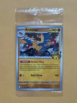 SEALED Archeops Pokemon TCG Promo Card Fossil Field Museum Chicago Exclusive - Image 1