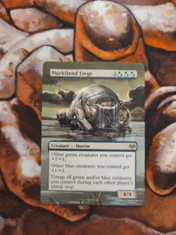 Magic the Gathering Murkfiend Liege #2 Hand Painted Unique Custom MTG Alter - Image 1
