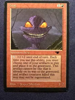 Atog - 1994 Magic the Gathering MTG Antiquities - Free Shipping! - Image 1