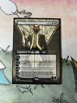 MTG Ral Zarek, Guest Lecturer Borderless Extended Art - Cheapest - Image 1