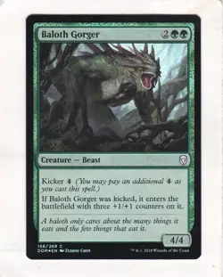 Magic: MTG: Dominaria: Foil: Baloth Gorger - Image 1