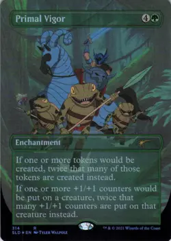 Primal Vigor - Secret Lair Saturday Morning D&D - 314 - NM Foil - Image 2