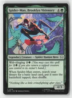 Spider-Man, Brooklyn Visionary 115 Marvel's Spider-Man Magic: The Gathering NM - Image 1