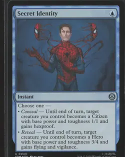 Secret Identity 43 Uncommon Marvel's Spider-Man Magic: The Gathering Foil NM - Image 1