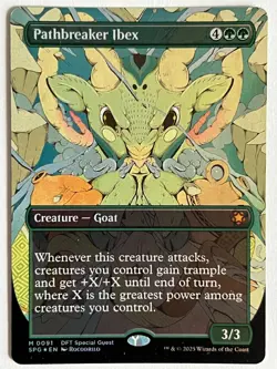 Near Mint x 1 Pathbreaker Ibex - Foil - Borderless Special Guests - Image 1