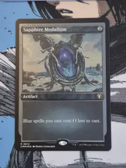 Magic The Gathering - #614 Sapphire Medallion (Foil Etched) CM Foil - Image 1