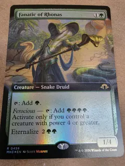 Fanatic of Rhonas - Foil (Extended Art) Modern Horizons 3 - Mtg - Image 1