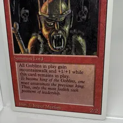 Magic the Gathering ~ MTG ~ 1x Goblin King ~ LP ~ REVISED - Image 3